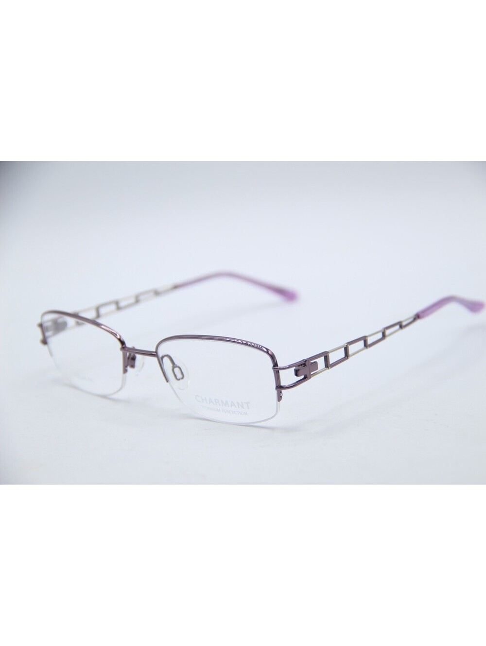 Charmant Ch10818 Pu Purple Authentic Eyeglasses 49-18